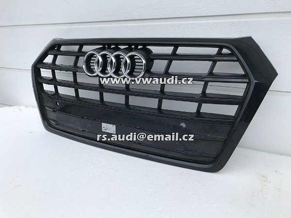  80A 853 651 C Audi 2018 2019 Q5 SQ5 Přední středová maska ​​černá  gril mřížka nárazníku OEM 80A-853-651-J-RP5  s line  - 3