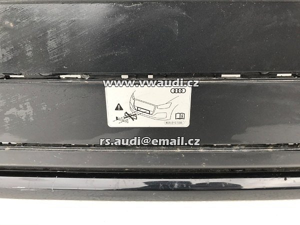  80A 853 651 C Audi 2018 2019 Q5 SQ5 Přední středová maska ​​černá  gril mřížka nárazníku OEM 80A-853-651-J-RP5  s line  - 6