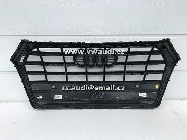  80A 853 651 C Audi 2018 2019 Q5 SQ5 Přední středová maska ​​černá  gril mřížka nárazníku OEM 80A-853-651-J-RP5  s line  - 9