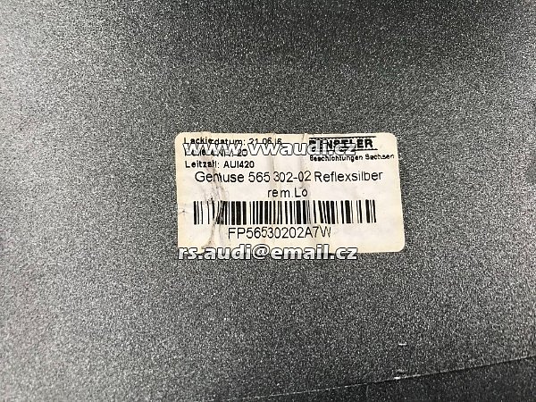 7E1 857 528 N - krytka  plast vnějšího zrcátka  pravé   pro VW MULTIVAN T6 stříbrná barva lak  reflexsilber A7W  565 301 - 01 2019  - 5