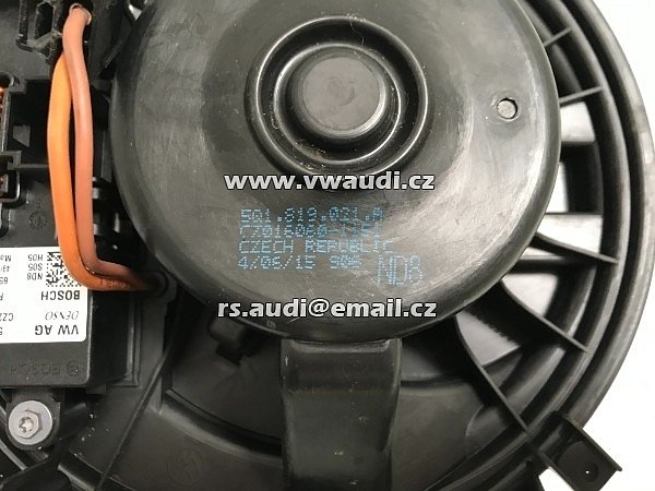 5Q1 819 021 Motor  topení klimatizace větrák ventilátor Audi A3 8V VW Golf 7 Seat Leon 5F Valeo Bosch pro vytápění 5Q1 819 021A - 5