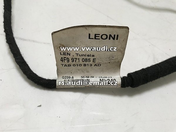 4F9 971 085 E AUDI A6 4F  zadní  kabelový svazek parkovací  pro  4x PDC senzory 4G5971085 rok  2011  kabeláž   - 2