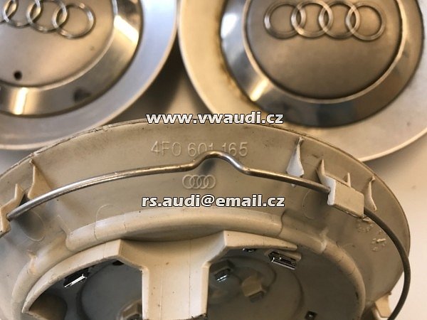 4F0 601 165  středová krycí poklička šroubů ozdobná pro kola krytka na al.kola Audi A6 4F  4FO 601 165  - 6