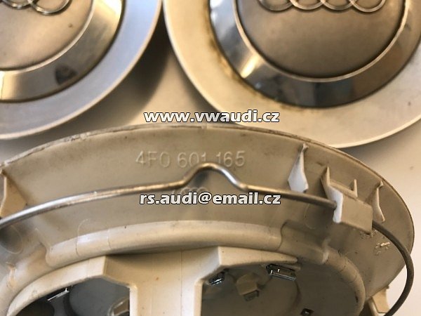 4F0 601 165  středová krycí poklička šroubů ozdobná pro kola krytka na al.kola Audi A6 4F  4FO 601 165  - 7