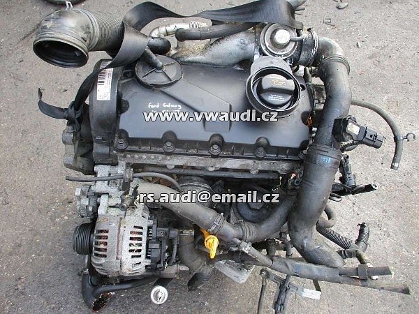 BTB motor motor bez příslušenství Motor VW Sharan TDI holý motor BTB 110 kW  150 PS  1.9 TDI Galaxy Sharan Alhambra - 2