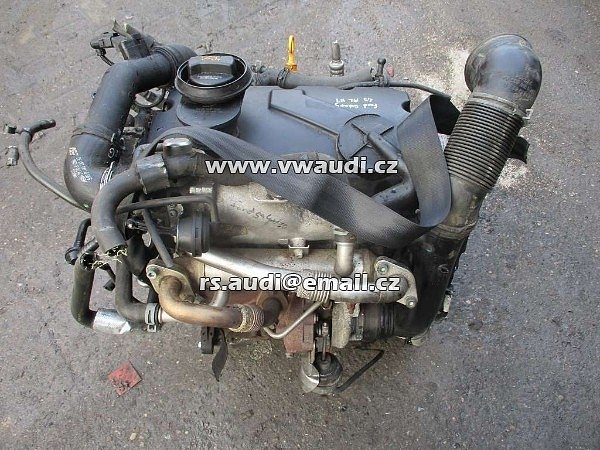 BTB motor motor bez příslušenství Motor VW Sharan TDI holý motor BTB 110 kW  150 PS  1.9 TDI Galaxy Sharan Alhambra - 3