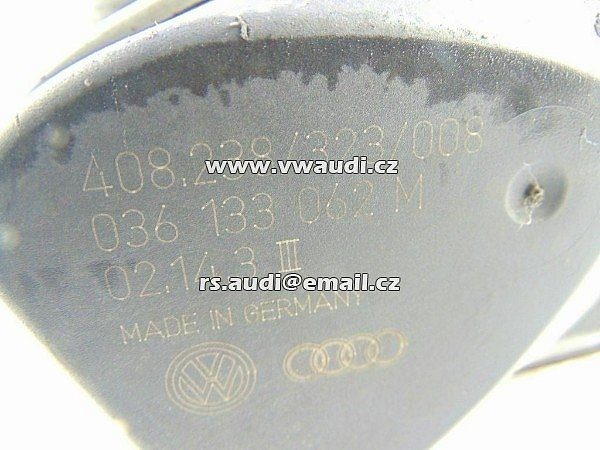 Škrtící ventil VW Golf 4 Bora 036133062A / M 1.6 16V 77kw 105HP BCB AUS AZD motor - 2