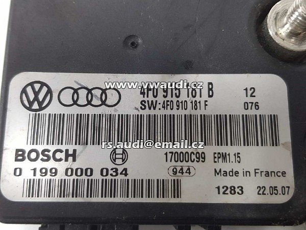 4F0 915 181 B Řídicí jednotka monitorování baterie Audi A6 4F monitorování baterie  - 2
