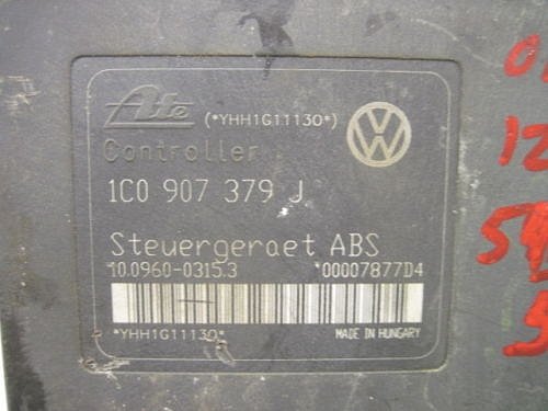 1J0 614 117F VW Golf Skoda Octavia ABS čerpadlo a řídicí modul 1C0907379J 1J0614117F - 4