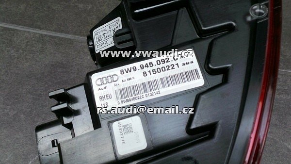 8W9 945 092 C Audi A4 S4 RS4 8W B9 AVANT Zadní světlo LED dynamické pravé 8W9945092C - 5