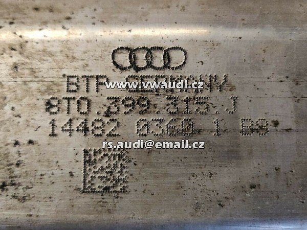  8T0 399 315 J rám Audi A4 B8 8K pomocný rám - 2