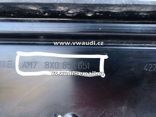 8X0 853 651  Audi A1 2011 - 2014  maska pření nárazník grill - 10