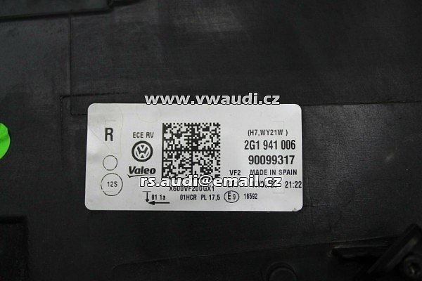 2G1 941 006  VW Polo VI 2G od 2017 + originál halogen  - 6