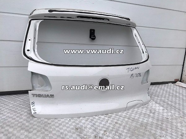 5N0 827 025 G VW Tiguan 5N 2007-2015 víko zavazadlového prostoru kufr páté dveře zadní - 3