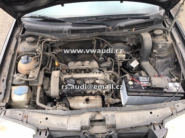VW Bora Benzin AZD IV 1,6 16V 16 V Motor AZD náhradní díly černá barva  - 34