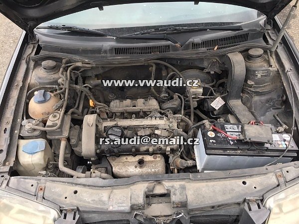 VW Bora Benzin AZD IV 1,6 16V 16 V Motor AZD náhradní díly černá barva  - 35