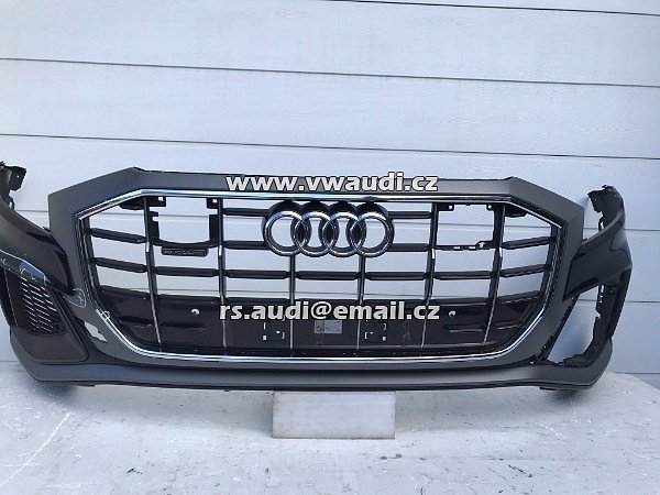 4M8 853 651D Audi Q8 4M8 S Line 2018- maska mřížka na náhradní díly chromy znak jednotlivě  - 11