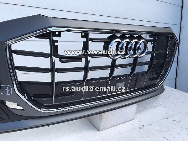 4M8 853 651D Audi Q8 4M8 S Line 2018- maska mřížka na náhradní díly chromy znak jednotlivě  - 15