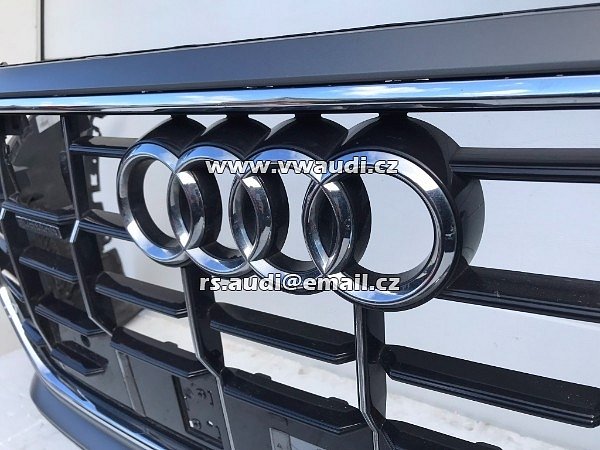 4M8 853 651D Audi Q8 4M8 S Line 2018- maska mřížka na náhradní díly chromy znak jednotlivě  - 13