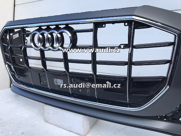 4M8 853 651D Audi Q8 4M8 S Line 2018- maska mřížka na náhradní díly chromy znak jednotlivě  - 2