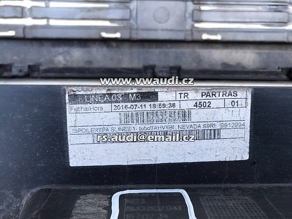 8U0 807 385 C Zadní nárazník  AUDI Q3 S LINE FACELIFT 2015 - 5