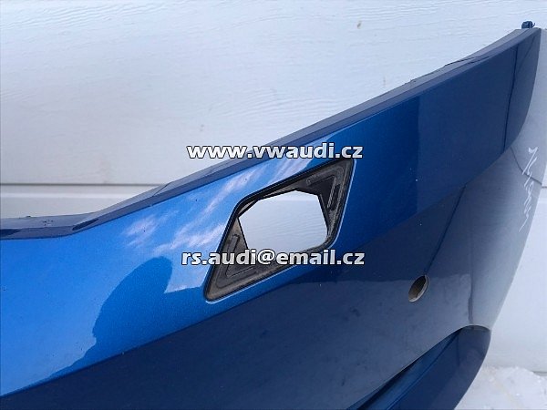6V0 807 221 Nárazník přední Škoda Fabia III 6V0 807221 PDC + SRA ostřik světel  modrá  - 4