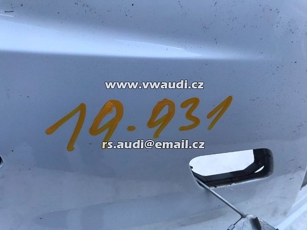 Nárazník přední PDC   Audi A3 8V 8V3 Facelift 2016 -2019 Original 8V3 807 437 AF BÍLÁ - 6