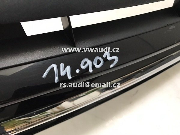přední mřížka černá chromová pouze VW Golf 7 AU 5G VII Facelift - 13
