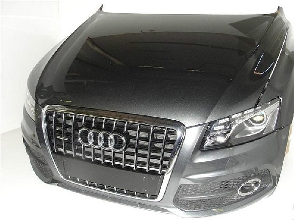 Audi Q5 S-Line  kapota, xenon, blatník , chladič,nárazník,čelo,  přední část kompletní - 4