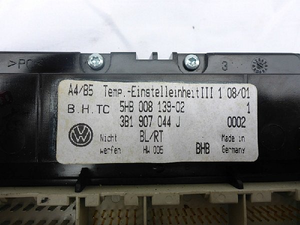 3B1 907 044J VW Passat B5 Panel ovládání klimatizace - Climatronic  - 2