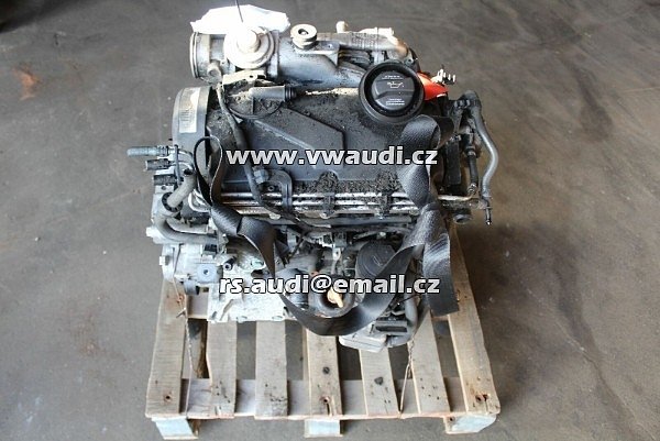 Motor BKC bez příslušenství VW Golf Plus 1.9 TDI Comfortline 1KP 77 KW 105 PS 225 Tis km