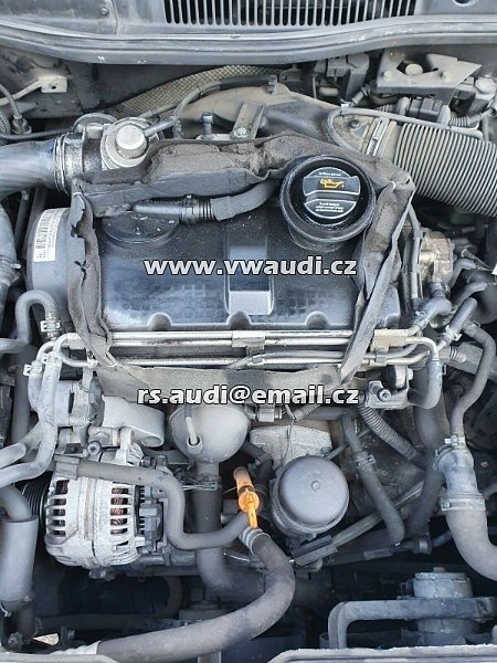  Axr AXR  motor bez příslušenství VW GOLF 4 Variant AXR 038100040G 1.9 74 KW 101 PS Diesel 07/2002