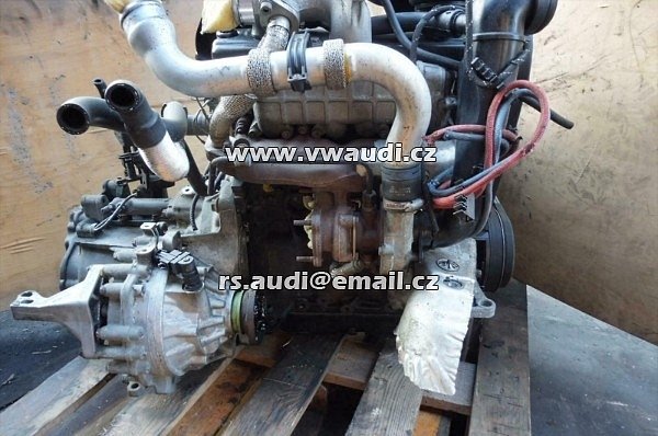 1Z AHU motor  1Z AHU motor bez příslušenství VW GOLF 3 MK III 90PS 66 kW