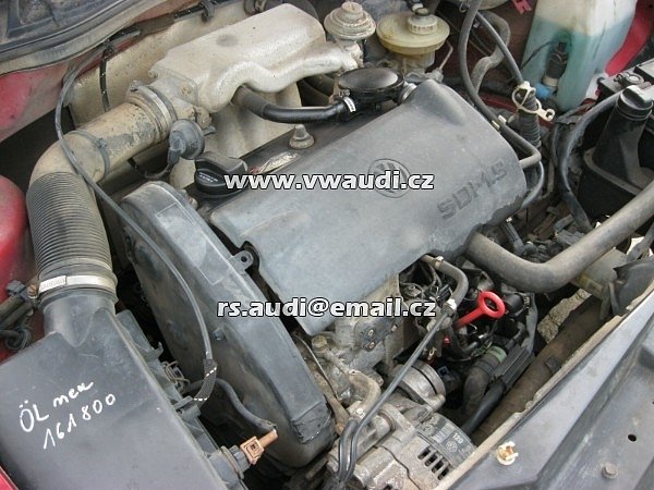 aey AEY  motor bez příslušenství   AEY 1,9SDI 47kw VW Caddy II 9KV Motor VW / Audi Seat 1,9 TDI AEY seat ibiza (6k) 1.9 diesel (1y) 1993
