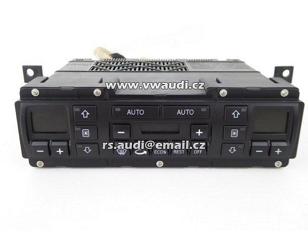 4D0 820 043 Q  Audi A8, S8 (D2- 4D) 1999  Automatická klimatizace Ovládací panel ovládání klimatizace topení dispay klima 