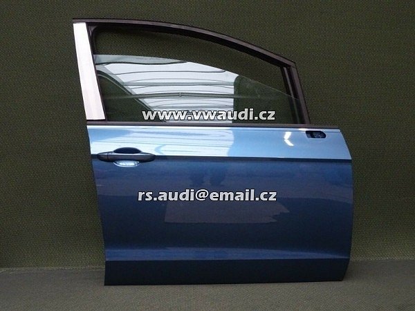 510 831 312 L Dveře spolujezdce VW Golf Sportsvan modrá metalíza  510831312 L