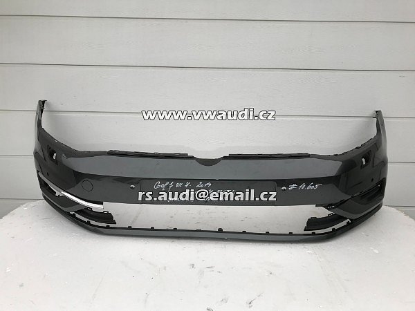 VW Golf VII Facelift Higline GP  2019  Přední nárazník   5GO 807 221 FL .     5G0 807 217 FR B7H ČERNÁ 