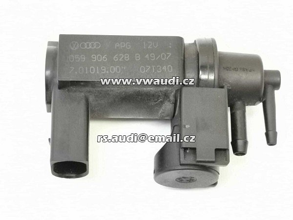  059 906 628 B  elektromagnet ventilu měniče tlaku VW / Audi / Seat / Škoda 059906628B A6 3,0 TDI V6 4F 