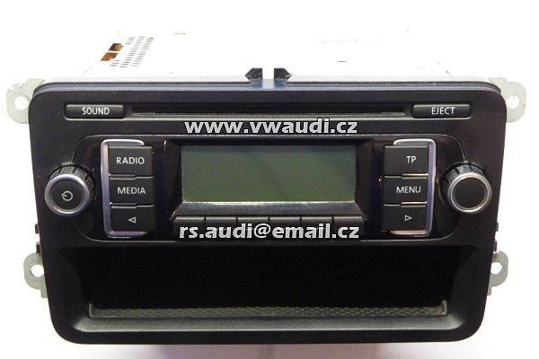 Rádio VW Passat 3C CD originální RDS 210 MP3 1K0035156A, 1K0 035 156 A