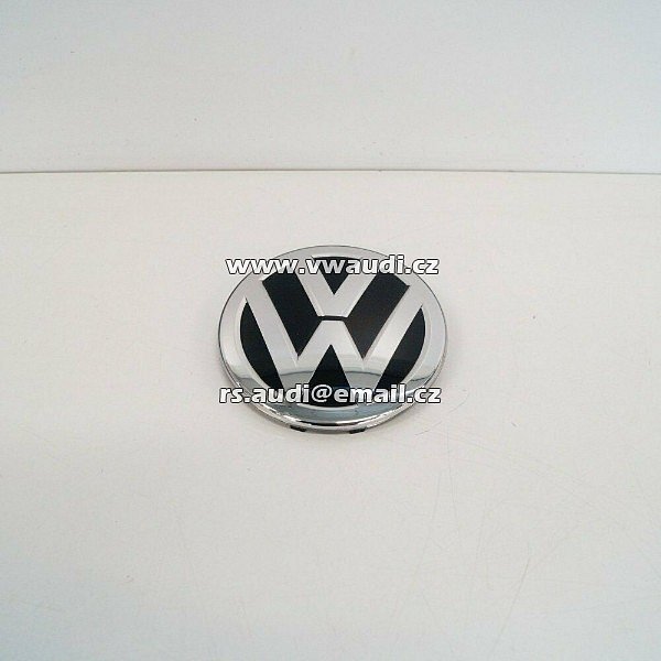 3G0 853 601 A Originální znak VW černá / chrom lesk