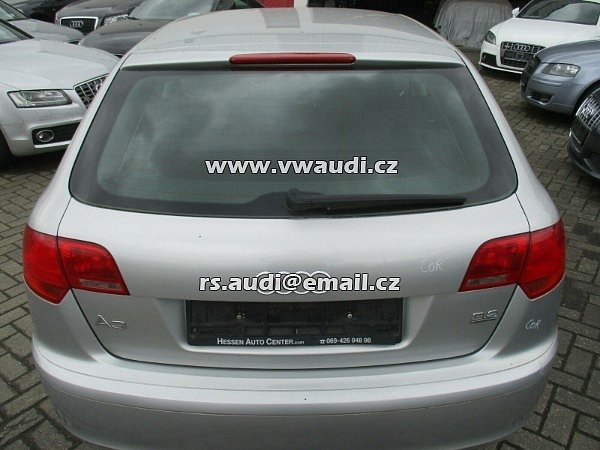 AUDI A3 8P Sportback 2004-2012 + víko kufru 