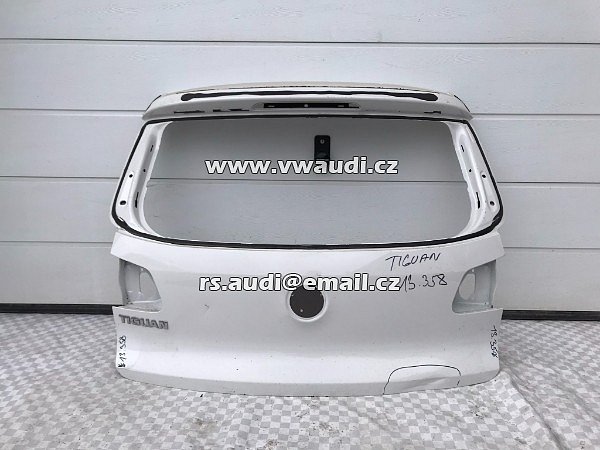 5N0 827 025 G VW Tiguan 5N 2007-2015 víko zavazadlového prostoru kufr páté dveře zadní