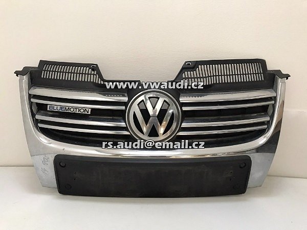 Mřížka VW Golf V Variant (1k5) 1K5853651 1K5853653C  Stříbrná mřížka chladiče chromová + znak