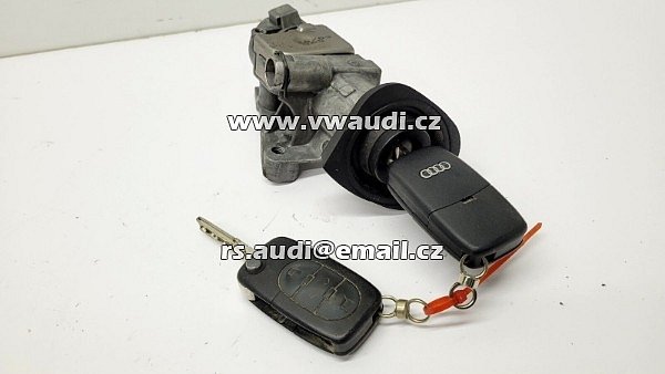 4B0 905 851 F  Audi A4 B6 Avant 2.5TDI - Zámek zapalování s klíčem 