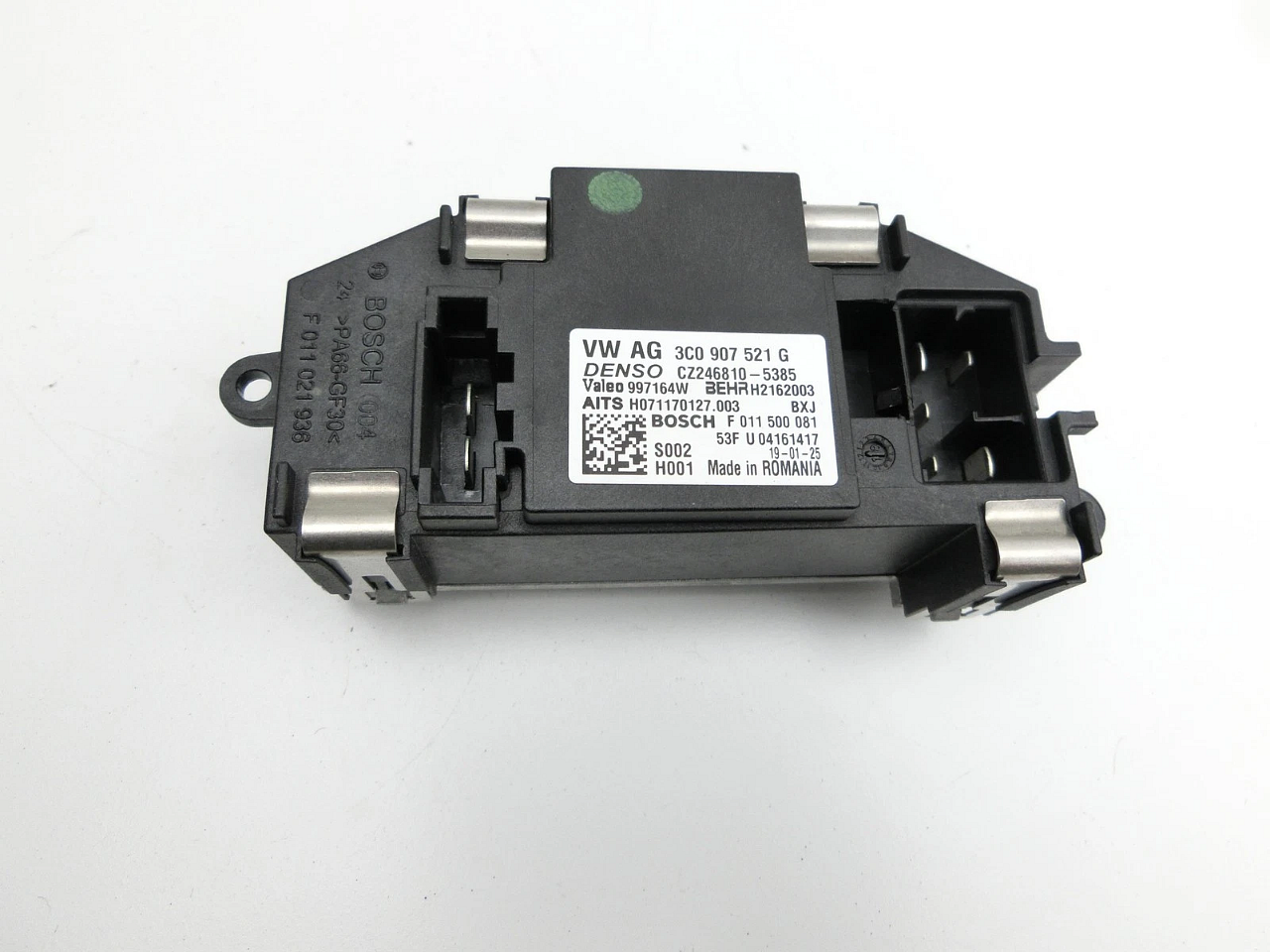 SKODA YETI 5L vnitřní topný odpor 3C0907521G pro motor topení