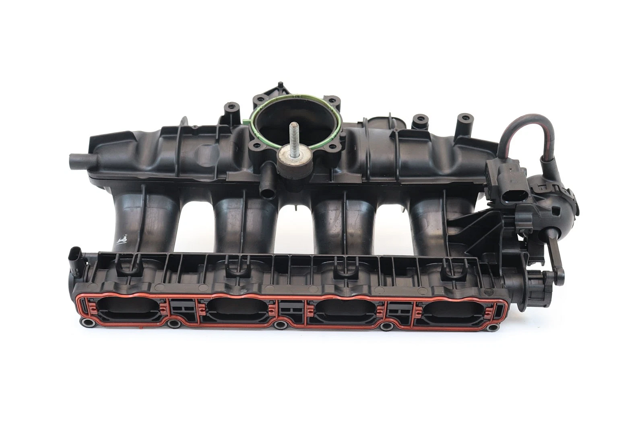 Sací potrubí s ovládáním klapek a senzorem pro 2.0 TFSI Audi A4 A5 A6 Seat Exeo 06J 133 201 BD trubka saci   06J 133 201 BH trubka saci