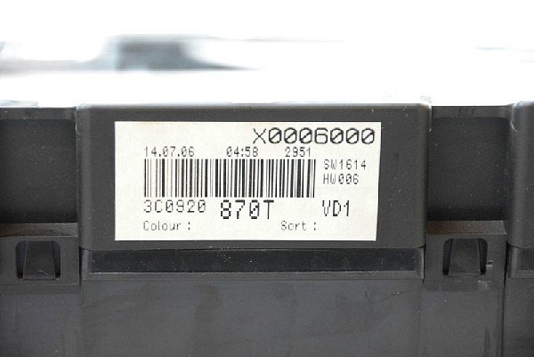 VW Passat 2007 3C 110kW Tachometr - 4