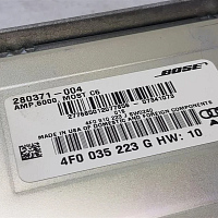 Audi A6 S6 2007-2011, zesilovač Bose Premium Audio, zvuk - 2