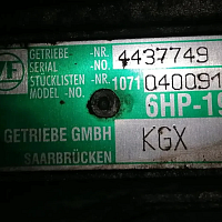 Převodovka automat. 6-stup. s diferenciálem Kód převodovky KGX - 5