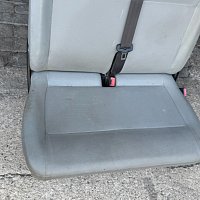 VW T5 FACE T6 tranporter sedačka spolujezdec dvousedák - 6
